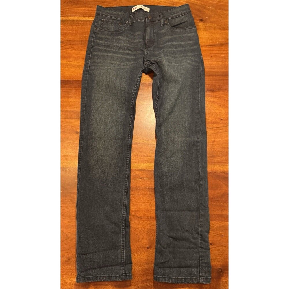 Levi's 511 Slim Jeans Boys Size 20 Reg / Mens 30x30 Dark Wash Stretch Denim
